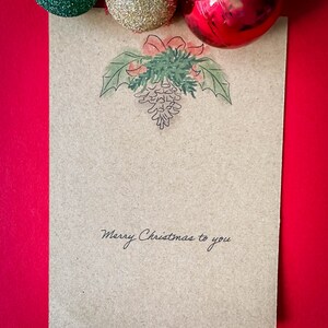 Merry Christmas to you - Weihnachtskarte