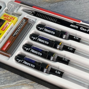 Jeu de stylos Aristo Rapido (0,13-0,20-0,30-0,50 mm)