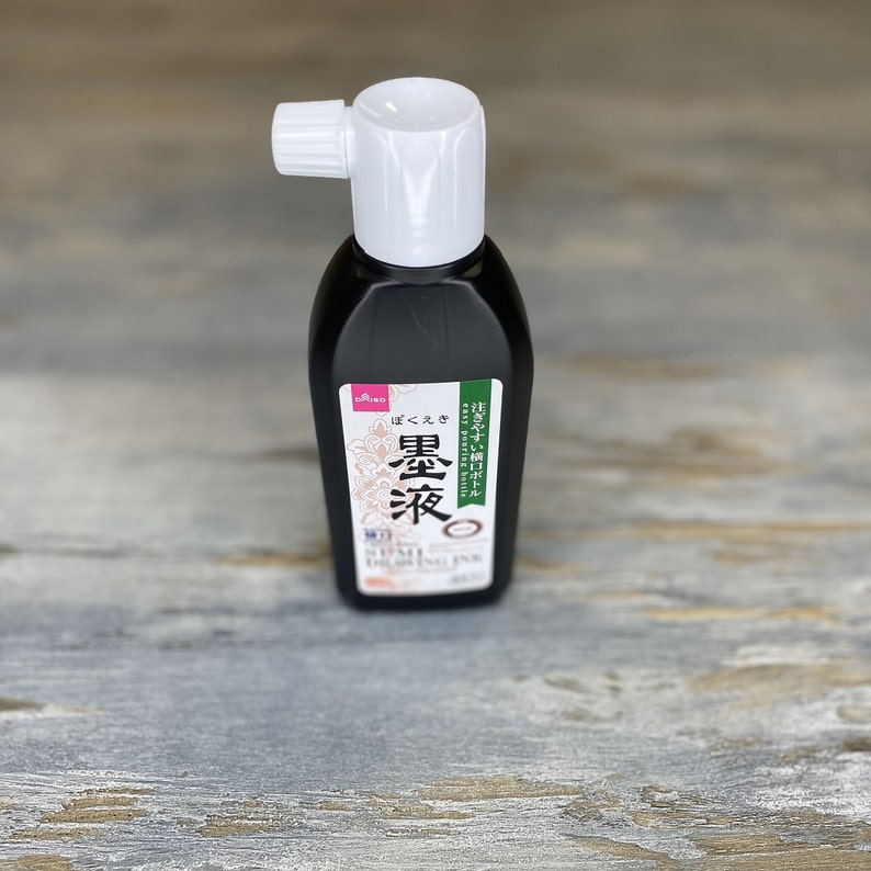 Daiso Sumi Drawing Ink Calligraphy Ink 180ml No.17 Etsy Portugal