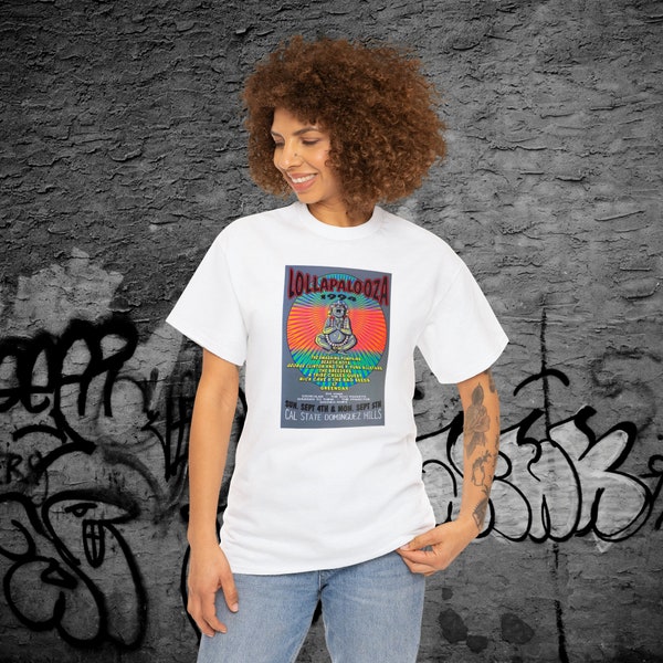 Vintage Lollapalooza 1994 T-Shirt - Relive the Magic of Music History! - Unisex Heavy Cotton Tee