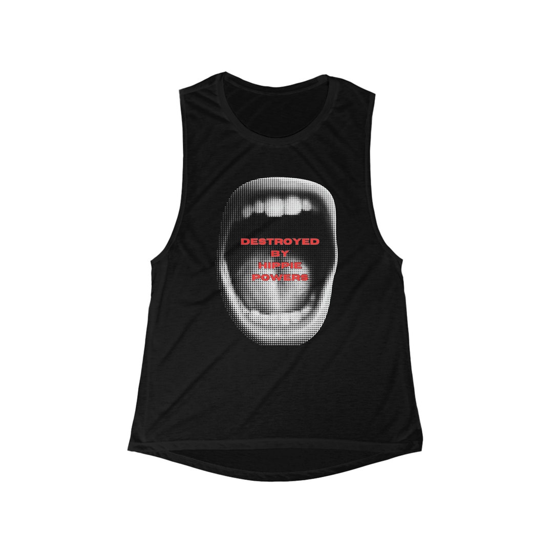 Car Seat Headrest 'destroyed by Hippie Powers' Flowy Muscle Tank