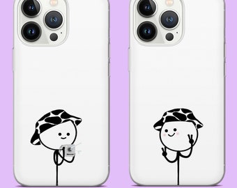 Cover per telefono abbinata Besties Best Friends per iPhone 15, 14, 13, 12, 11, Samsung S24Ultra, S23FE, S22, A15, A54, A25, A14, Pixel 8A, 7