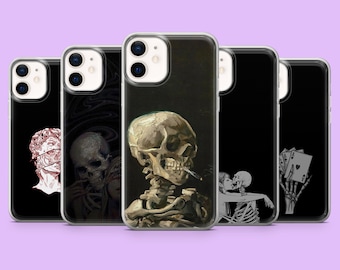 Goth Phone Case Grunge Gothic Alternative Cover for iPhone 17Pro, 17, 16, 15Pro, 14, 13, 12, Samsung S25, S24, S23, A16, A56, Pixel 10, 9Pro