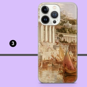 Greek Mythology Phone Case Ancient Greece Athens Rome Cover for iPhone 15, 14, 13, 12, 11,Samsung S24, S23FE, S22, A15, A54, A25,A14,Pixel 8 3