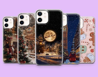Christmas Vibe-telefoonhoesje Xmas mood Cover voor iPhone 17, 17Pro, 16, 15, 14, 13, 12, Samsung S25, S24, S23, A56, A36, A16, Pixel 10, 10Pro, 9