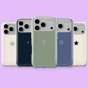 Simple aesthetic Phone Case Minimalist Cover for iPhone 17e, 17Pro, 16, 15, 14, 13, 12, Samsung S26Ultra, S25Fe, A17, A16, A56, Pixel 10A, 9