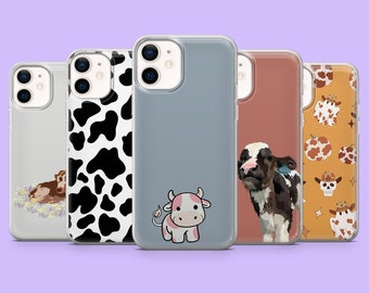 牛柄のスマホケース 農業動物カバー iPhone 17E、17Pro、16e、15、14、13、12、Samsung S26、S25Ultra、A56、A17、A16、Pixel 10Pro対応