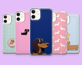Funda para teléfono Dackel con diseño de perro salchicha para iPhone 17e, 17Pro, 16e, 15, 14, 13, 12, Samsung S26, S25, A56, A17, A16, Pixel 10A, 10Pro, 9A, 8Pro