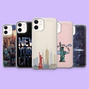 New York Phone Case USA Urban NYC Cover for iPhone 16e, 15Pro, 14, 13, 12, Samsung S25Ultra, S24, S23, S22, A36, A56, A35, Pixel 9Pro XL, 8