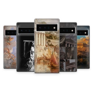 Greek Mythology Phone Case Ancient Greece Athens Rome Cover for iPhone 15, 14, 13, 12, 11,Samsung S24, S23FE, S22, A15, A54, A25,A14,Pixel 8 image 8