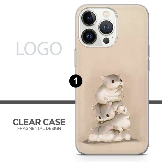 Cute Hamster Phone Case Rodent Funny Animal Cover for iPhone 17pro