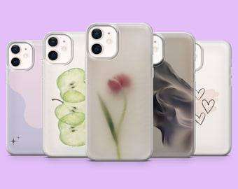 Funda minimalista para teléfono, diseño estético y sencillo para Google Pixel 10, 10A, 10Pro, 9Pro, 9A, 9, 8A, 7, 6A, Samsung S26, S25, A17, A56, iPhone 17e.