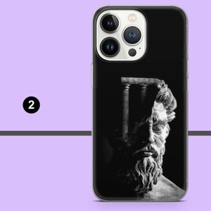 Greek Mythology Phone Case Ancient Greece Athens Rome Cover for iPhone 15, 14, 13, 12, 11,Samsung S24, S23FE, S22, A15, A54, A25,A14,Pixel 8 2