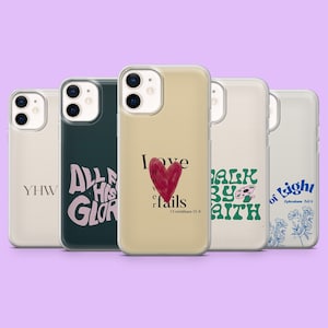 Christliche Handyhülle Religion Gebet für iPhone 16e, 15, 14, 13, 12, Samsung S25Ultra, S24, S23, S22, A16, A56, A35, Pixel 9 Pro, 8A