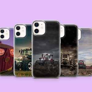 Traktor Handyhülle Bauernhof Felder Landwirtschaft Cover für iPhone 16 Pro Max, 15, 14, 13, 12, Samsung S25, S24, S23FE, S22, A16, A55, A25, Pixel 9