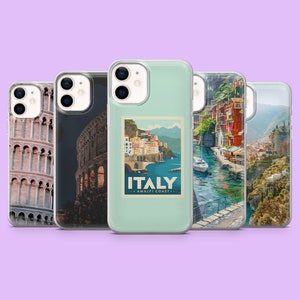 Italien Italien Handyhülle Venedig Rom Italien Cover für iPhone 16 Pro Max, 15, 14, 13, 12, Samsung S25Ultra, S24, S23FE, S22, A16, A55, A25, Pixel 9Pro, 8A,7