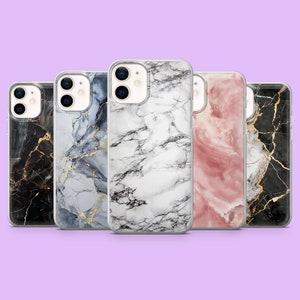 Marmor Handy Hülle Stone Aesthetic Gold Marmor Abdeckung für iPhone 16, 15, 14, 13, 12, Samsung S25+, S24, S23, S22, A16, A55, A25, Pixel 9, 8A