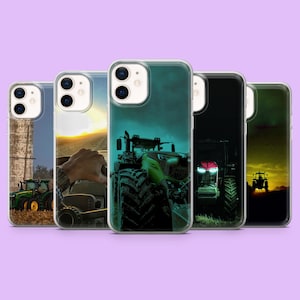 Traktor Handyhülle Landwirtschaft Felder Farmer Cover für iPhone 16, 15, 14, 13, 12, Samsung S25Ultra, S24, S23, S22, A16, A55, A25, Pixel 9, 8