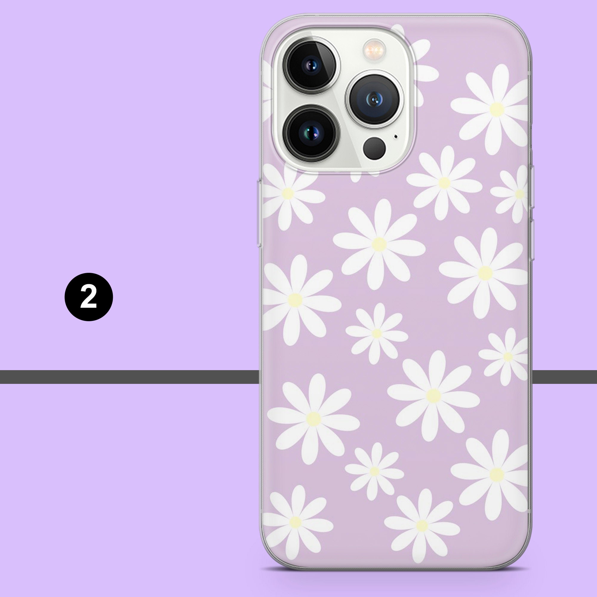 Society6 ケース  Purple, Mauve & Indigo Decorative Violet Roses Garden Decoden Phone Case for All Brand, Purple