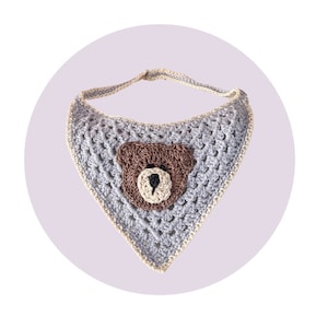 Gehaakte huisdier bandana, huisdier accessoires, hond bandana, kat, huisdier dassen, handgemaakt, aangepaste, gehaakte accessoires, dassen, teddybeer bandana