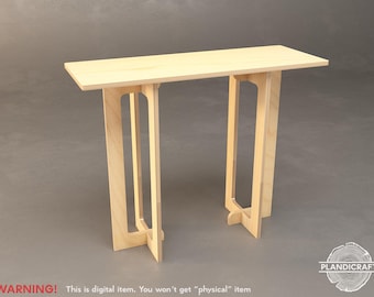 CLASSICO Console Table CNC File: Living Room (Digital Item) (customizable)