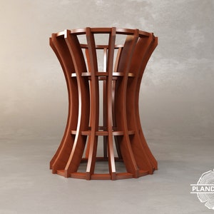 VIRL Table Base | Digital İtem | CUSTOMIZABLE | Parametric design |  Stand round Table
