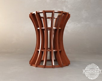VIRL Table Base | Digital İtem | CUSTOMIZABLE | Parametric design |  Stand round Table