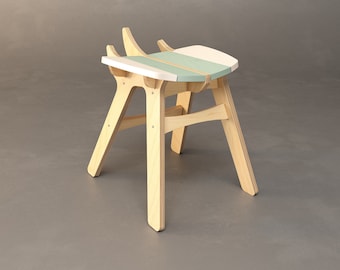 STINGRAY Stool |Customizable | CNC File | Dxf Dwg File | DIY Furniture Plan