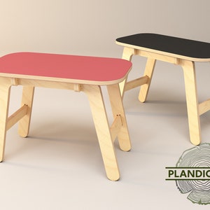 LIL Bench | Digital Item, Not Physical |Customizable | Entryway | CNC File | Dxf - Dwg - STL File