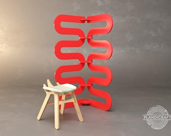 WAVY Separation | Room Divider | Digital File | Separation | Backdrop