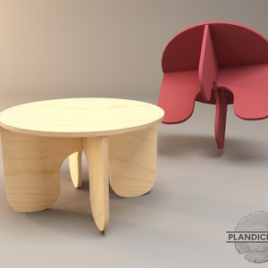 CANDY Coffee Table | Customizable | Living Room | CNC File | Dxf - Dwg - STL File