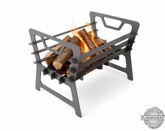 Digital File: BUMIE Metal Fire Pit |  Laser Cut Plan | Flatpack | No need welding (Customizable)