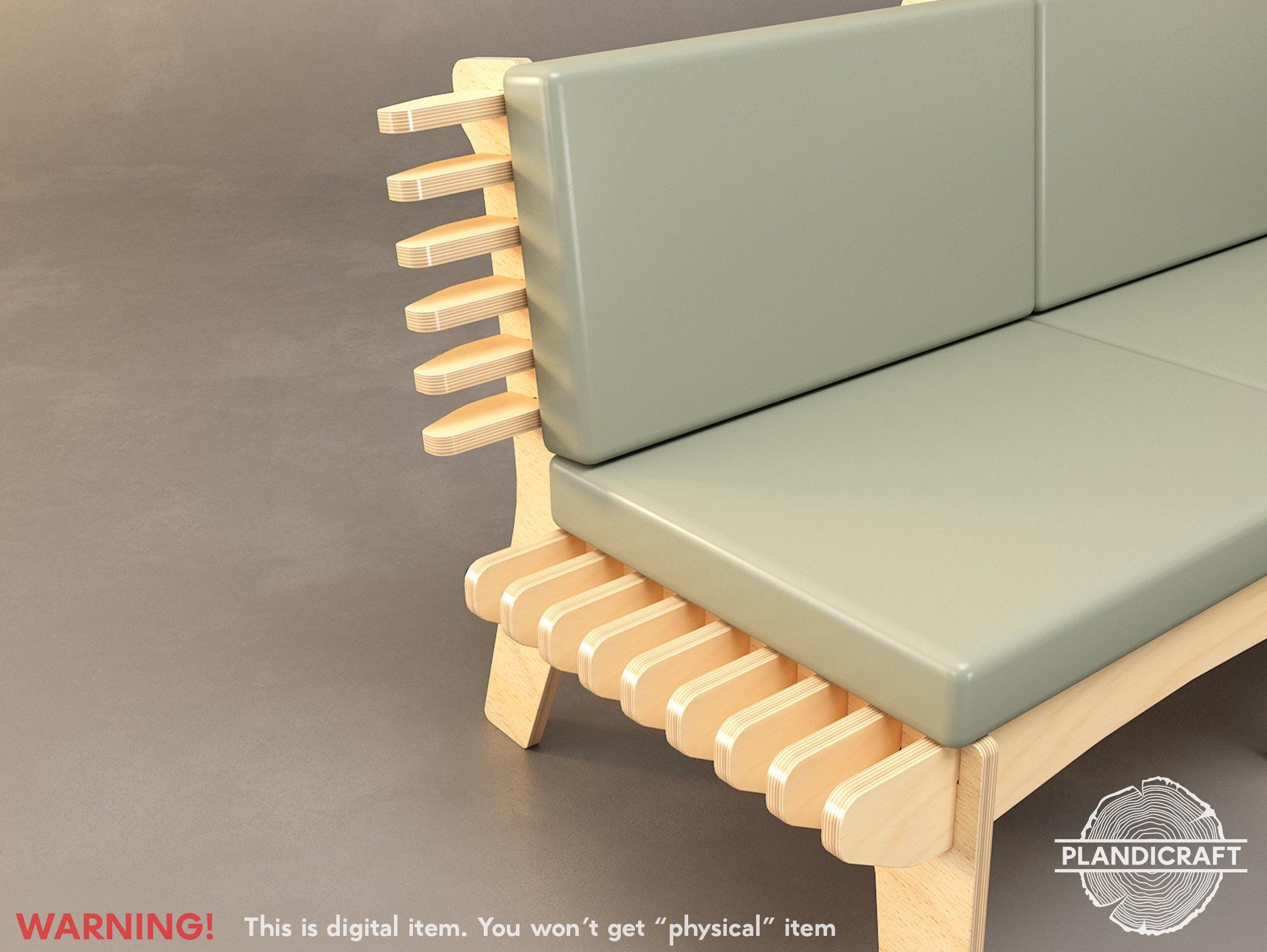 Curated visual reference: Flat Pack Scandinavian Furniture Reference: Digital Cnc File Esilr Sofa Frame Scandinavian Style