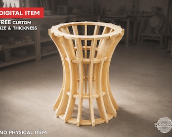 VIRL Table Base | DIGITAL ITEM | Parametric design  (Customizable)