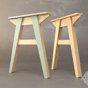 FARMY Table legs | Digital Item | Customizable | Plywood Table Legs | Mid-century | Digital Item | CNC File | Dxf - Dwg - STL File