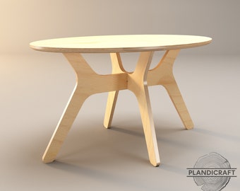 UTU Coffee Table | Customizable | Living Room | CNC File | Dxf - Dwg - STL File