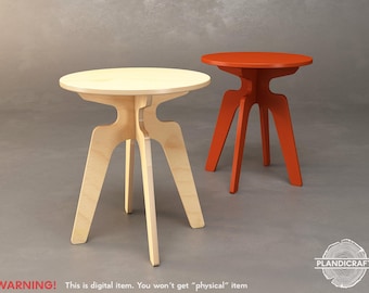 VINTAGE69 - Fritz Hansen - Pin Age - Side Table - Set of 2 Pieces