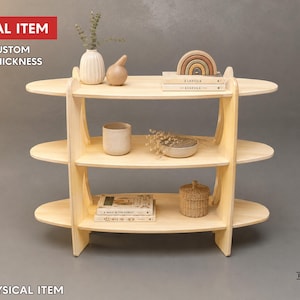 Digital CNC File: SURFF Shelves | Tool-Free Assembly | Flatpack (Customizable)