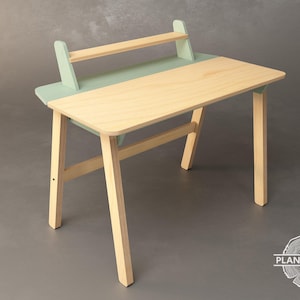 DETROIT Desk | Digital Item | Office Table | Customizable  | CNC File | Dxf - Dwg - STL File
