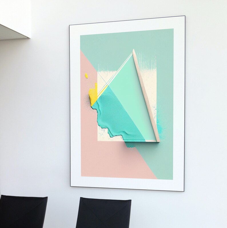 Textured Paint Color Swatches Printable Pastel Color Wall Art Etsy