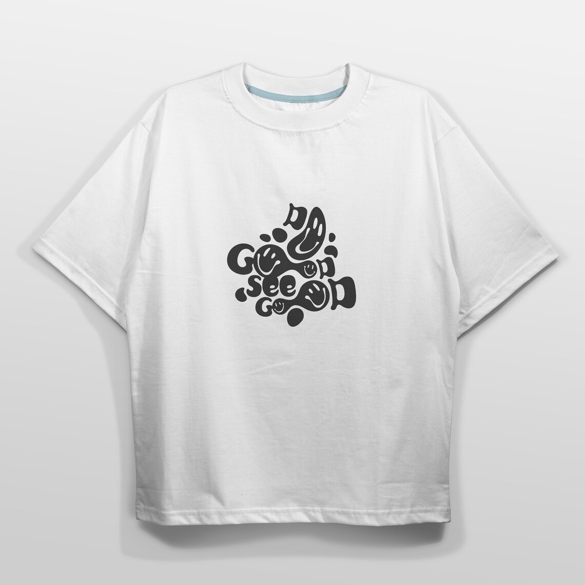 Distorted Smiley Svg Groovy Happy Face Svg Do Good See Good Trippy ...