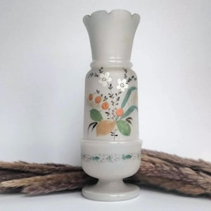 11&quot; Antique Bristol Glass Vase