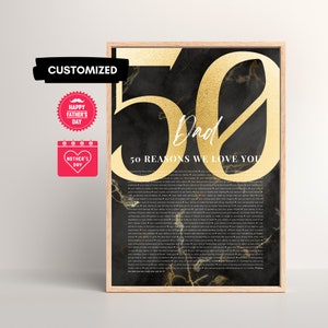 Motivi per cui ti amiamo / regalo di compleanno personalizzato, regalo per la mamma, regalo per papà, regalo per la festa del papà, modello di tela per la festa della mamma Download digitale
