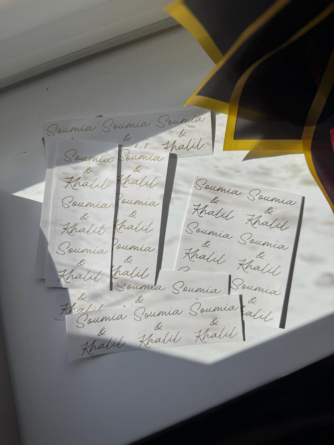 Custom Vinyl Name Decals | Personalized Waterproof Stickers for Bottles ...