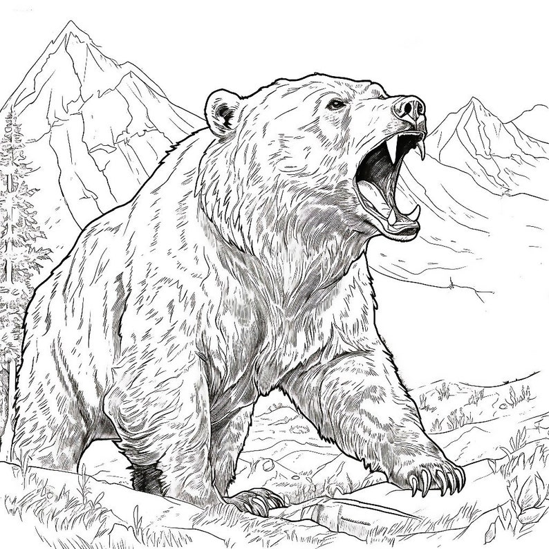 20 Wildlife Coloring pages image 10