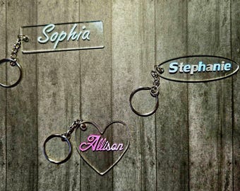 Personalized Acrylic Key Chain Name Tag: Carry Your Name in Style!