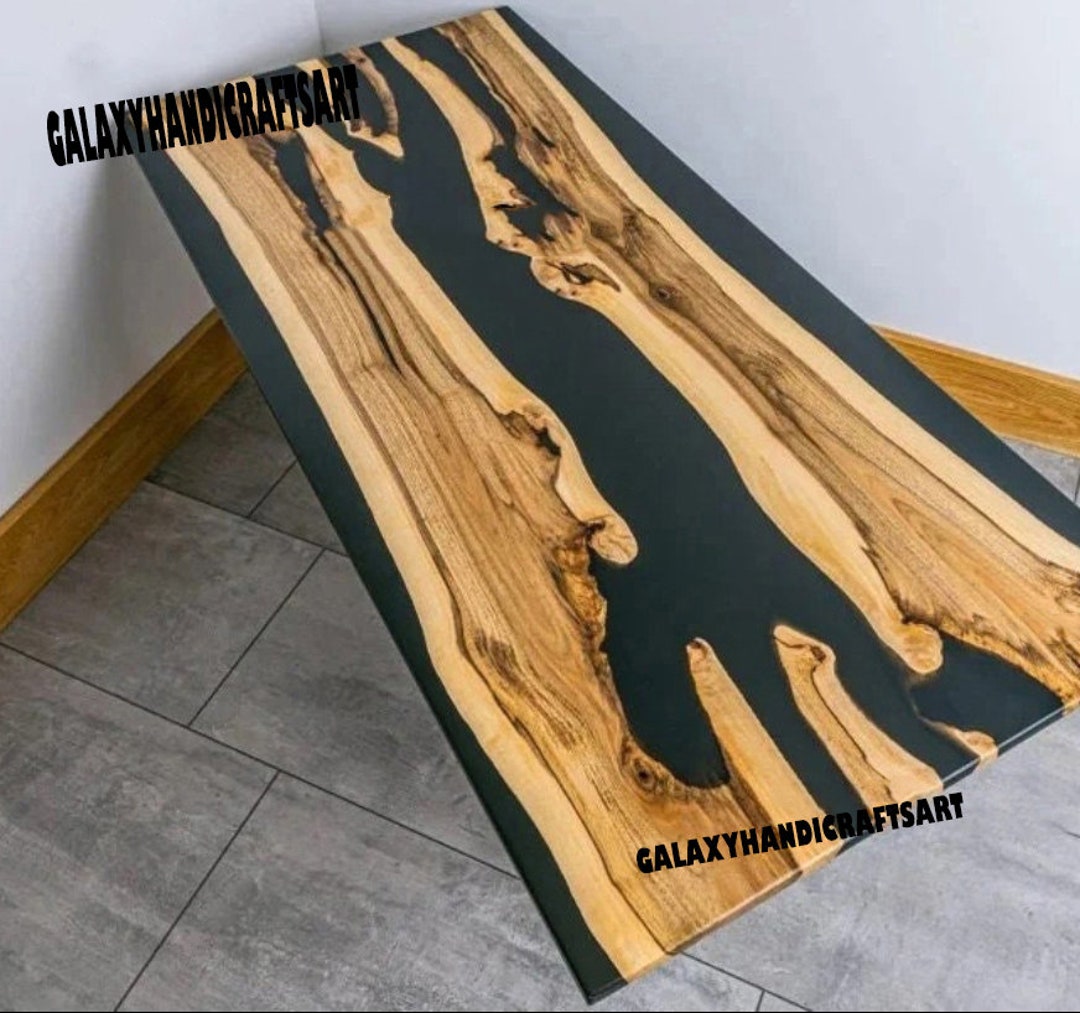 Epoxy Table Top Black Epoxy Table Epoxy Coffee Table Center Epoxy Table