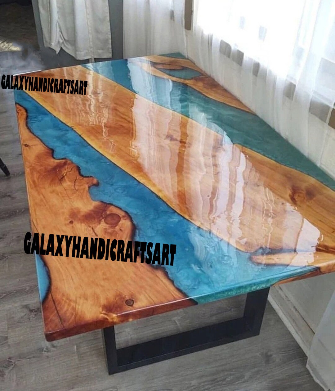 Epoxy River Table Top Resin Dining Table Top Epoxy Office Table Resin