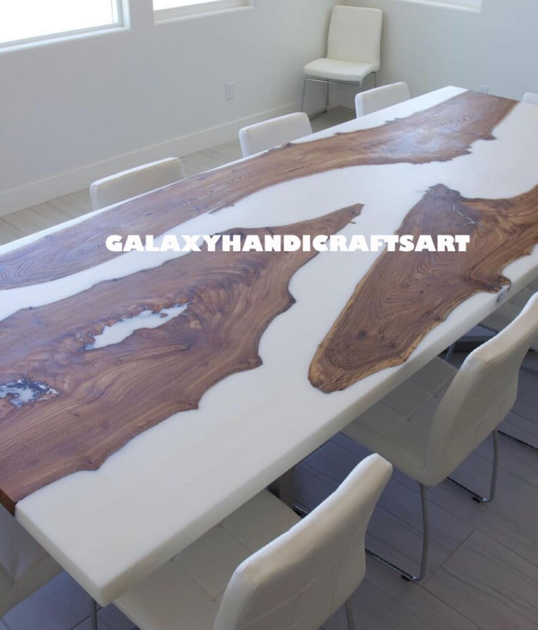 White Epoxy Table Top for Living Room Epoxy Coffee Table Top Epoxy