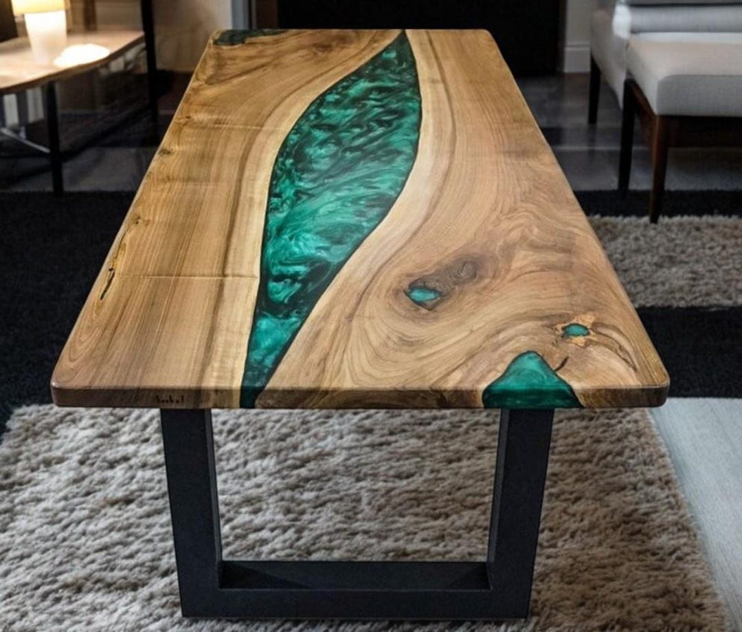 Epoxy Living Room Table | Center Table Top | Epoxy Table Home Decor - Etsy